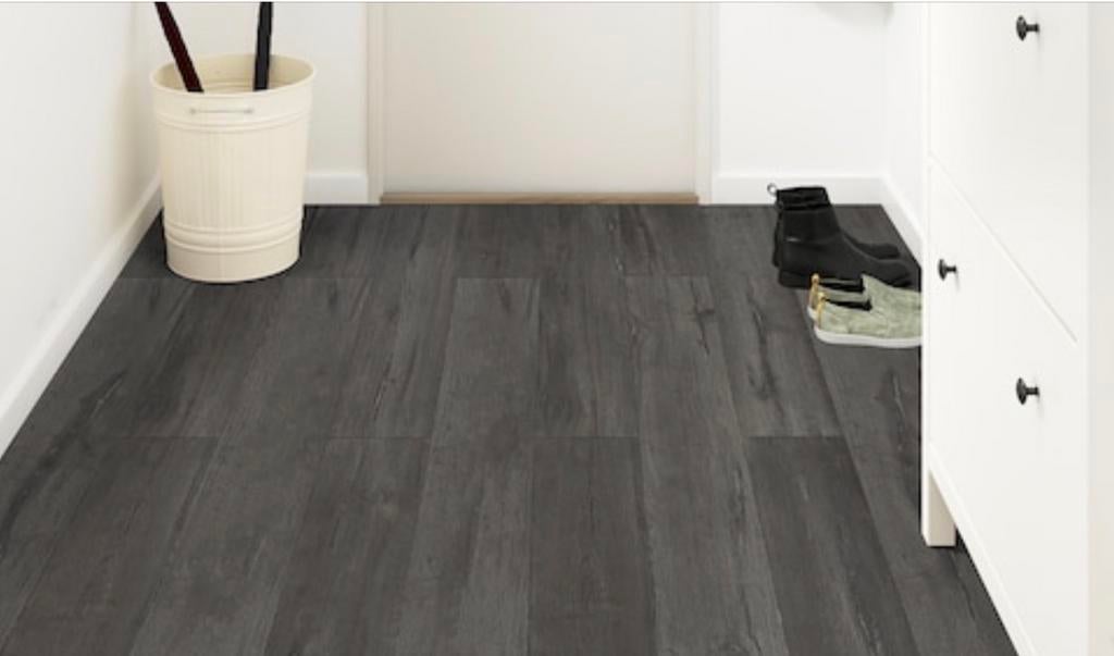 80 m² IKEA GOLV laminaat - Goed onderhouden, Ophalen, Gebruikt, 75 m² of meer, Grijs