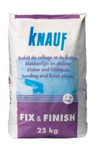 Knauf Fix & Finish 25kg - Blokkenlijm en pleister, Doe-het-zelf en Verbouw, Metselstenen, Ophalen, Nieuw, Overige typen