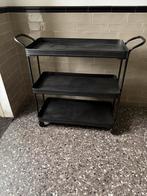 BePureHome Trolley, metaal kleur zwart, Huis en Inrichting, Woonaccessoires | Etagères, Ophalen of Verzenden, Zo goed als nieuw