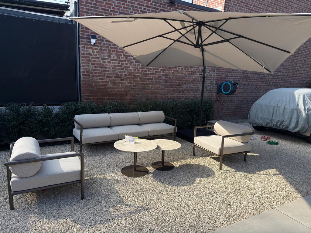 Nieuwe JYSK Brumunddal loungeset, Ophalen of Verzenden, Zo goed als nieuw, Loungeset, Bank