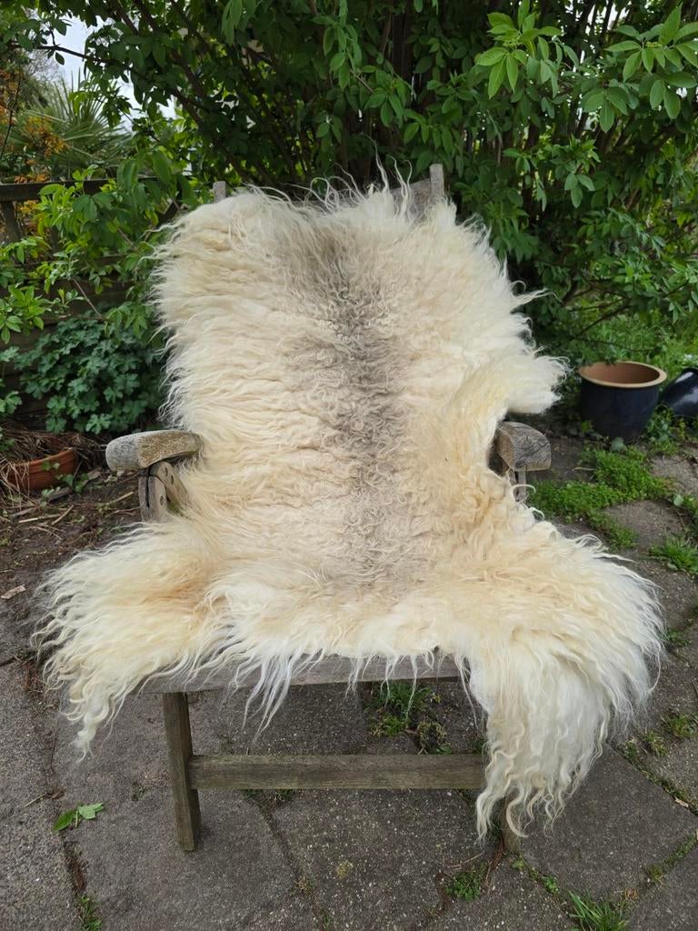 Schapenvacht handgevilt Drents Heideschaap biologisch vegan, Ophalen of Verzenden