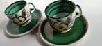vintage 2 kop en schotels BOCH Belgium "in de mood", Ophalen of Verzenden