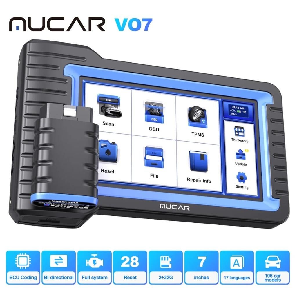 Mucar V07, auto diagnose scantool, Ophalen of Verzenden, Zo goed als nieuw, Support@mythinkcar.com, THINKCAR HONGKONG LIMITED Room 1602, 16/F, Yan Wing Commercial Building, 9 Irving Street, Causeway Bay, Hong Kong Island, 999077, Hong Kong (SAR)