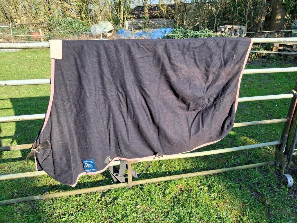 Wollen deken maat 195 cm te koop, Ophalen of Verzenden, Gebruikt