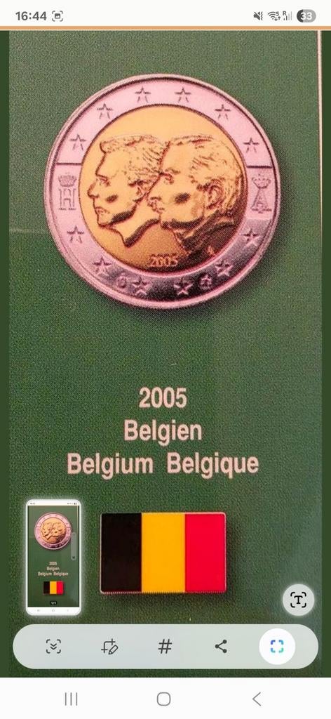 2 euro belgie 2005, Ophalen of Verzenden, België, 2 euro
