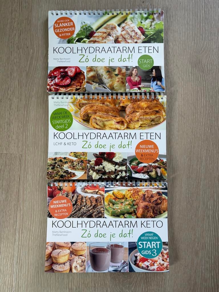 TheNewFood Startgidsen 1, 2 en 3, Ophalen of Verzenden, Zo goed als nieuw, Gezond koken