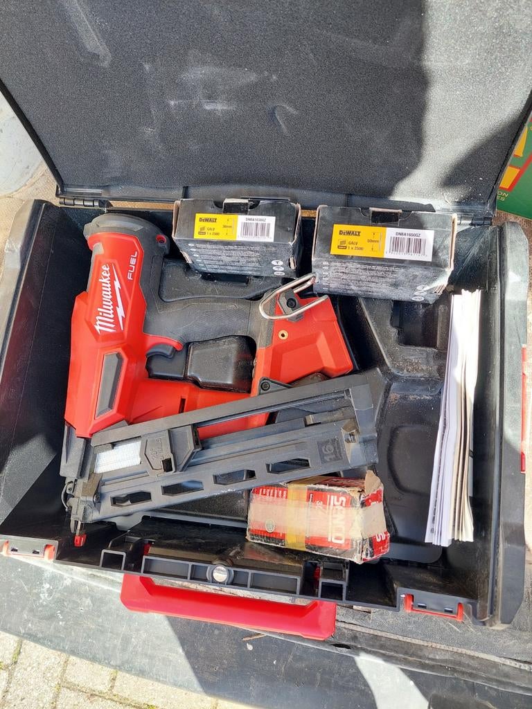 Milwaukee M18FN16GA-0X 1.6mm 18V spijker pistool gun, Ophalen, Nieuw