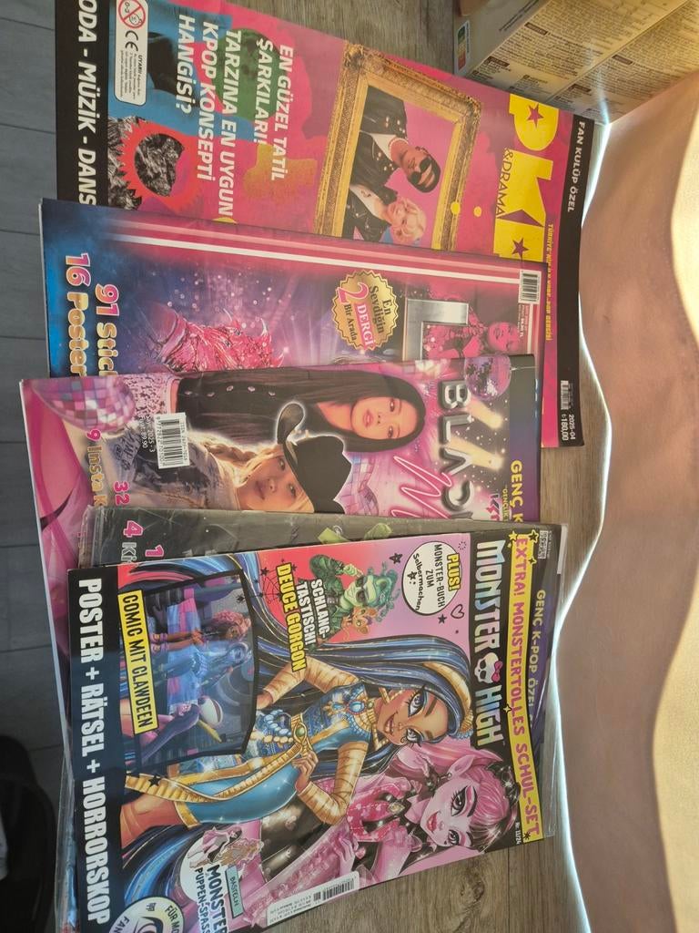 Turkse K-pop tijdschriften, Boeken, Ophalen