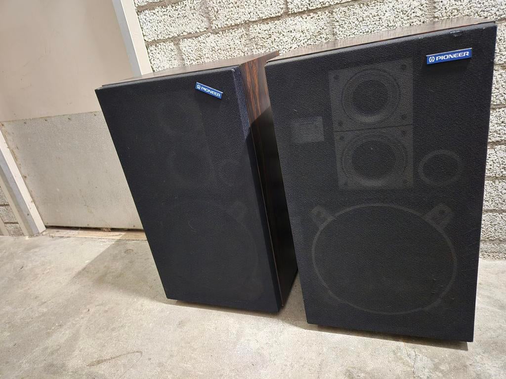 Pioneer CS-989 Vintage Luidsprekers, Audio, Tv en Foto, Luidsprekers, Gebruikt, Front, Rear of Stereo speakers, 120 watt of meer
