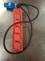 Camping stekkerdoos met CEE stekker, Ophalen