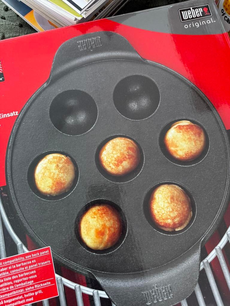 Weber poffertjespan, Ophalen, Zo goed als nieuw