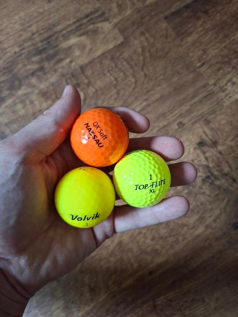 Gekleurde golfballen, Sport en Fitness, Golf, Ophalen of Verzenden, Bal(len)