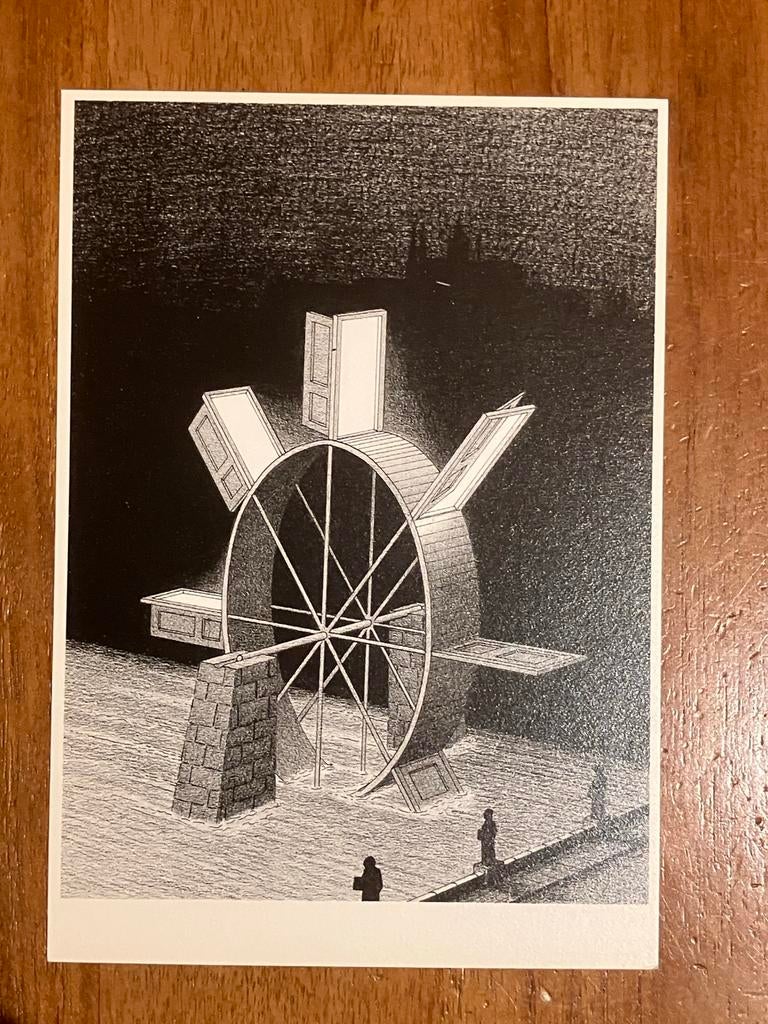Jeroen Henneman - Ontwerp voor Kafka monument, Ophalen of Verzenden, 1980 tot heden, Ongelopen, Overige thema's
