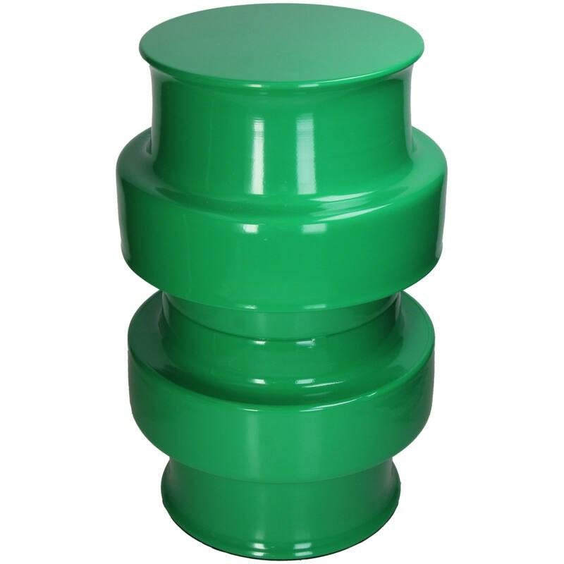 💐SPACE AGE KRUK - BIJZETTAFELTJE KNALGROEN, Huis en Inrichting, Tafels | Bijzettafels, Minder dan 45 cm, Minder dan 55 cm, Gebruikt