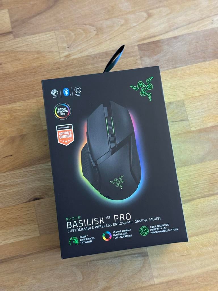 Nieuw & sealed: Razer Basilisk V3 Pro Gaming Muis, Rechtshandig, Muis, Ergonomisch, Nieuw