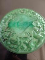 Curt Schlevogt Malachiet Groen  Dekseldoosje ca., Ophalen of Verzenden