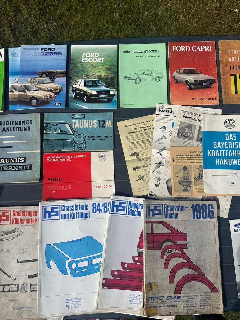 Ford escort fiesta sierra taunus capri granada scorpio trans, Auto diversen, Handleidingen en Instructieboekjes, Ophalen of Verzenden