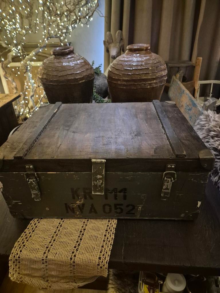 Stoere Legerkist, Ophalen of Verzenden