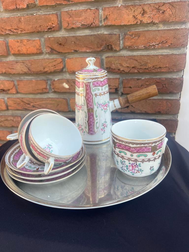 Vintage Frans porseleinen espresso, Antiek en Kunst, Antiek | Porselein, Ophalen
