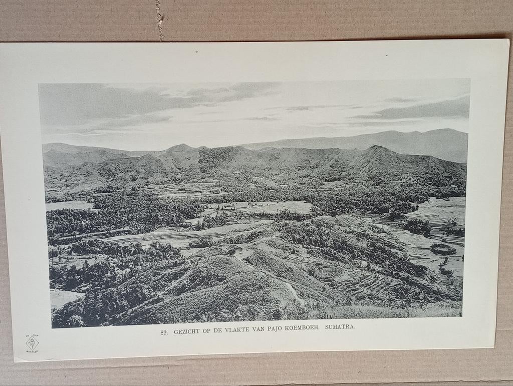 Gravure Nederlands Indië Sumatra 1910, Ophalen of Verzenden, Voor 1940, Zo goed als nieuw, Buitenland