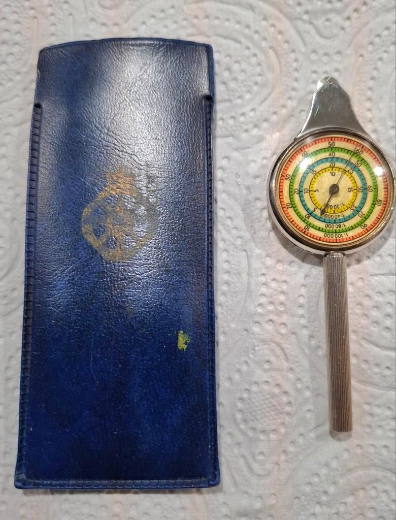 Vintage Curvimeter Opisometer kaartmeter, Ophalen of Verzenden
