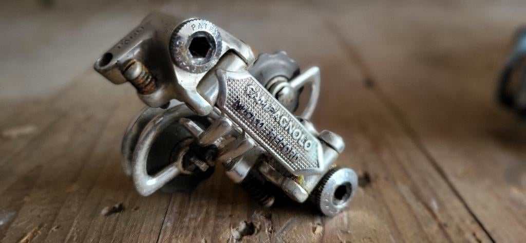 fiets onderdelen... Campagnolo Achterderailleur nostalgie., Fietsen en Brommers, Fietsonderdelen, Ophalen, Gebruikt, Overige materialen