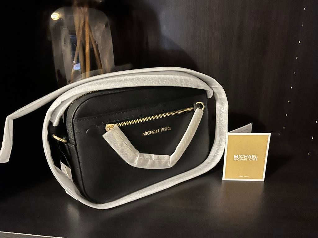 Michael Kors schoudertasje/ crossbody zwart origineel NIEUW, Ophalen of Verzenden, Nieuw, Zwart, Schoudertasje