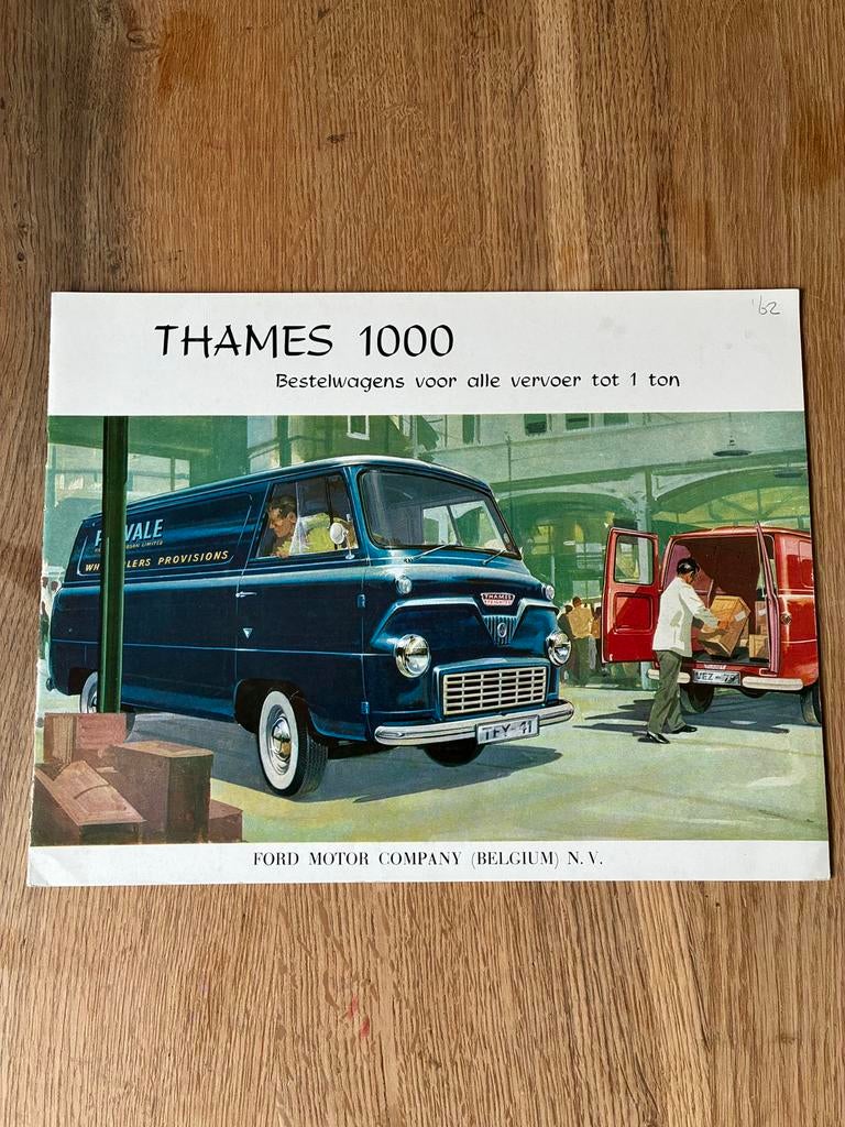 Thames 1000 bestelwagens brochure, Ophalen of Verzenden, Zo goed als nieuw, Overige merken