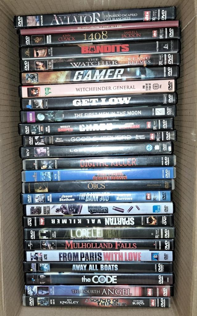 25 DVD'S in diverse categorieën, Alle leeftijden, Ophalen of Verzenden, Zo goed als nieuw, Actie