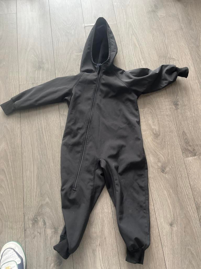 iELM Softshell Pak Zwart Maat 110, Ophalen of Verzenden, Zo goed als nieuw, Jongen of Meisje, Setje