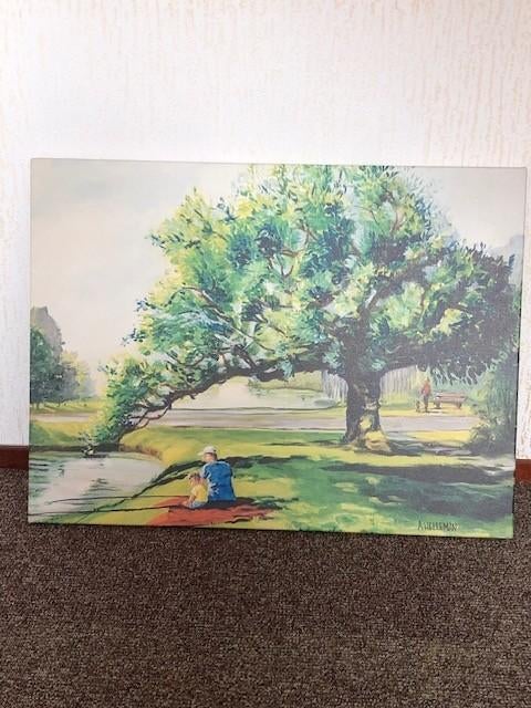 schilderij Kampen, Ophalen