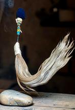 OVERGEDRAGEN Drumstok voor Sjamanendrum met Paardenhaar, Ophalen of Verzenden, Nieuw, Trommel