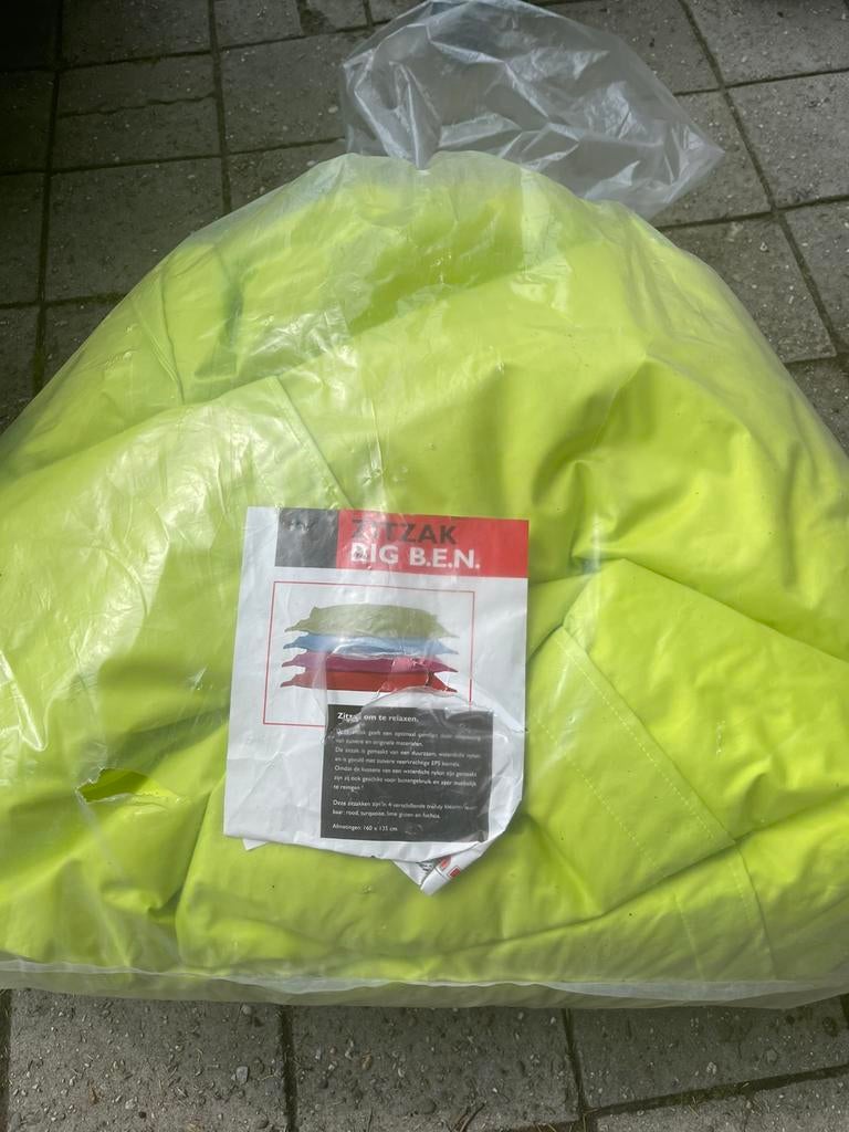 Zitzak 160 x 135 NIEUW, Huis en Inrichting, Zitzakken, Ophalen, Zo goed als nieuw