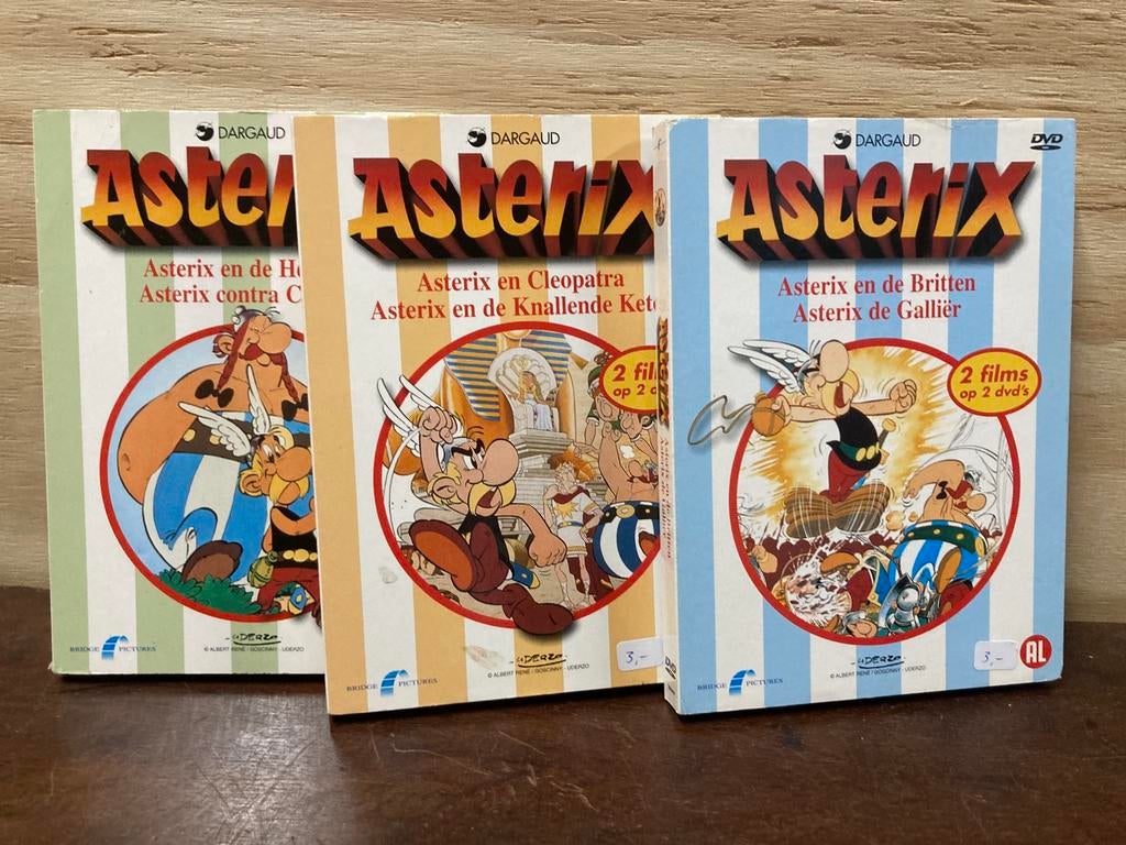 Asterix DVD’s, Cd's en Dvd's, Cd's | Kinderen en Jeugd, Ophalen of Verzenden, Zo goed als nieuw, Verhaal of Sprookje, Vanaf 10 jaar