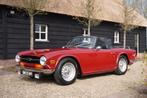 Triumph TR6 2.5 Straight Six met Overdrive, Auto's, Zwart, Cabriolet, 2498 cc, Handgeschakeld
