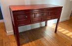Rode Chinese sidetable met lades, Ophalen, Gebruikt, 100 tot 150 cm, Overige houtsoorten