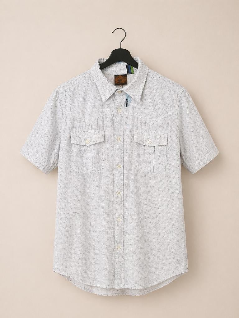 Stoer J.C. RAGS Western Overhemd - ZGAN, Wit, Ophalen of Verzenden, Zo goed als nieuw, J.C. RAGS