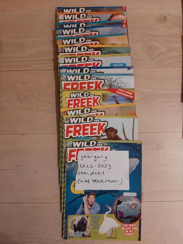 Wild van Freek 2022-2023 compleet, Boeken, Tijdschriften en Kranten, Gelezen, Wetenschap en Natuur, Ophalen of Verzenden