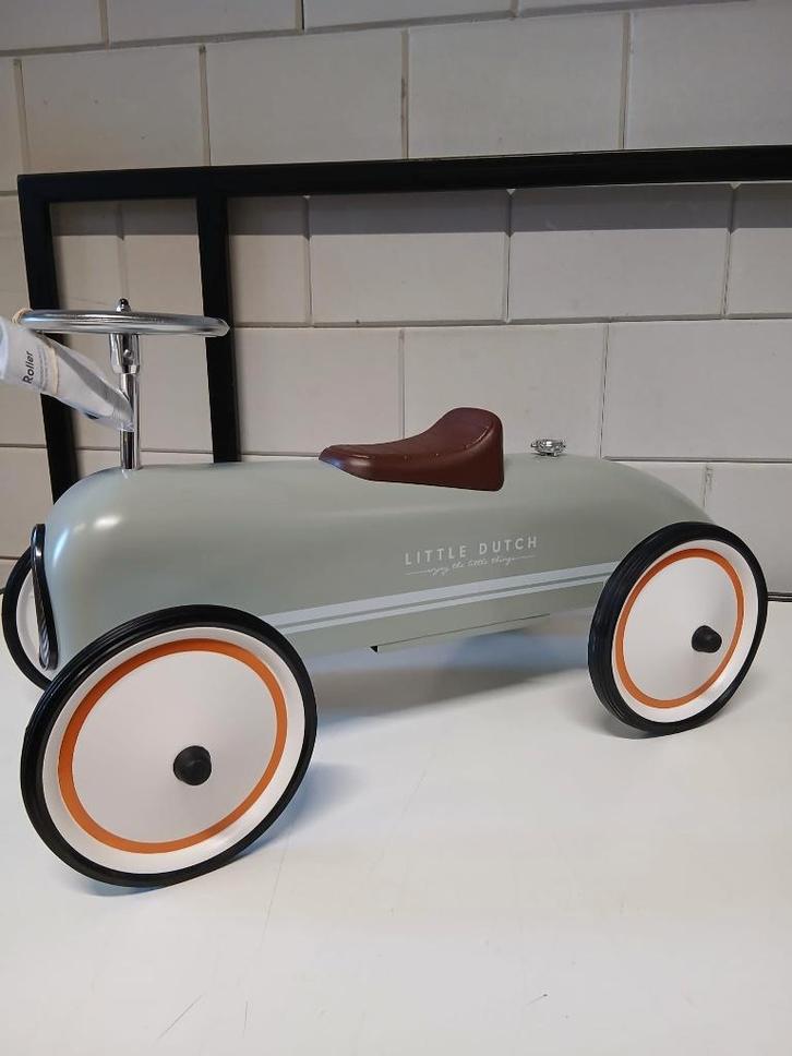 Retro Roller loopauto Little Dutch Retro groen vanaf 2 jaar, Kinderen en Baby's, Speelgoed | Buiten | Voertuigen en Loopfietsen
