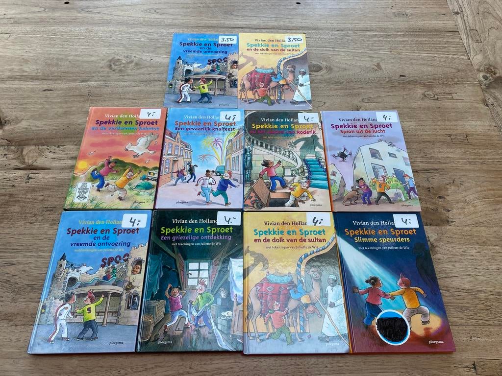 Spekkie en Sproet boeken Vivian den Hollander zgan, los, Ophalen of Verzenden, Zo goed als nieuw, Fictie algemeen