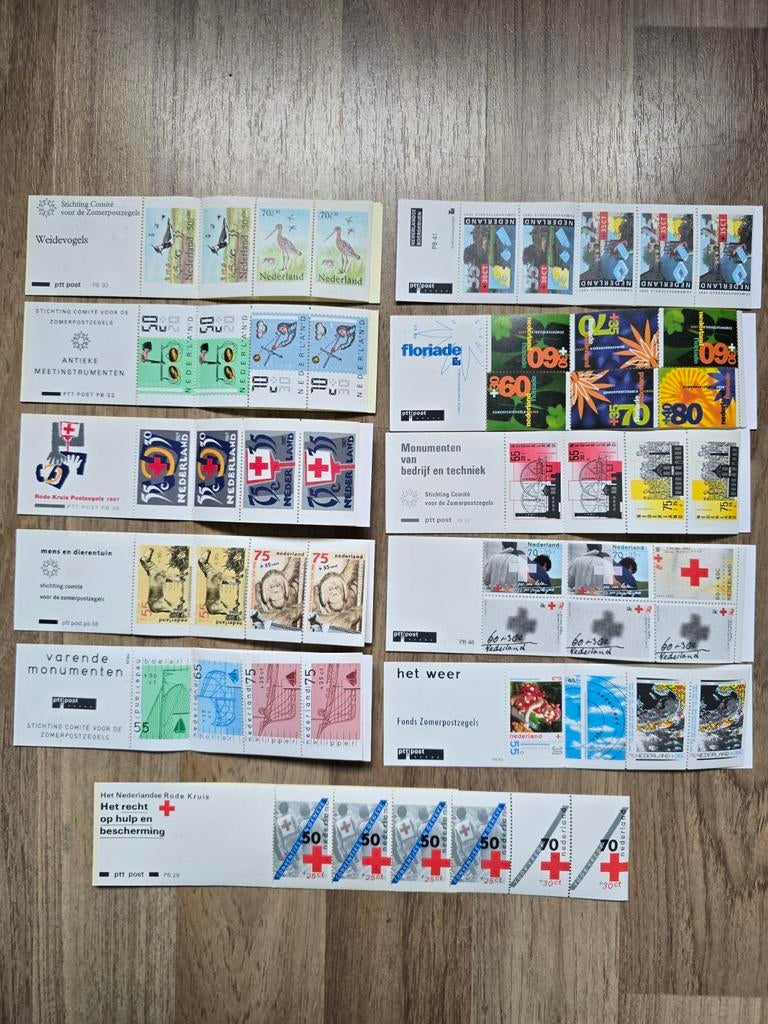 Postzegelboekjes Nederland 11x., Ophalen