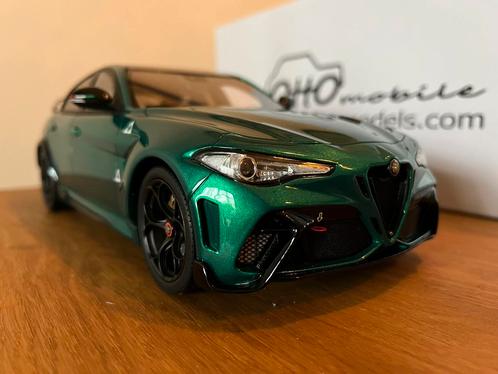 Alfa Romeo Giulia GTAm - groen - Ottomobile OT989 - 1:18, Hobby en Vrije tijd, Modelauto's | 1:18, Nieuw, Auto, OttOMobile, Ophalen of Verzenden