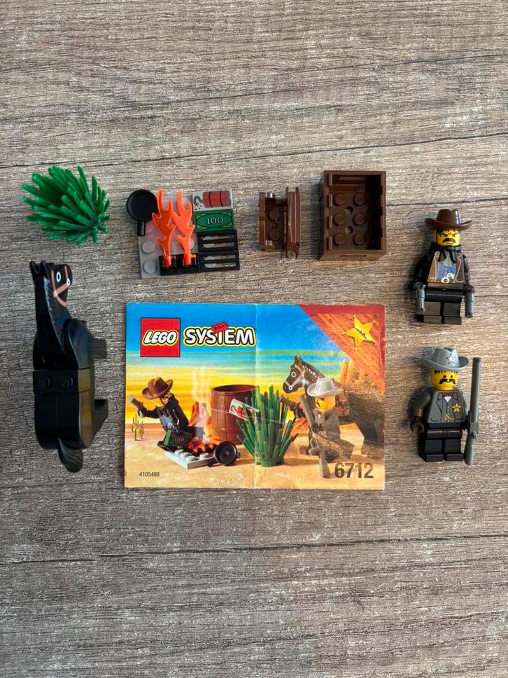 Lego western 6712 - compleet + boekje, Kinderen en Baby's, Speelgoed | Duplo en Lego, Zo goed als nieuw, Ophalen of Verzenden