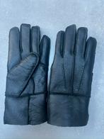 100% SHEARLING SHEEPSKIN LAMMY ZWARTE HANDSCHOENEN MAAT L, Ophalen of Verzenden, Nieuw, Maat 52/54 (L), Handschoenen