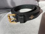 Gucci black leather belt adorned with golden bees and stars, Kleding | Dames, Riemen en Ceinturen, Gucci, Echt leder, 80 tot 90 cm