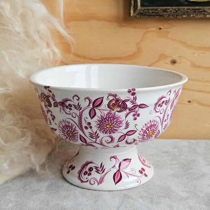 Schwabap brocante kastkom in roze geel, Antiek en Kunst, Curiosa en Brocante, Ophalen of Verzenden