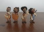 Vintage houten muzikanten poppetjes., Ophalen of Verzenden, Gebruikt, Mens