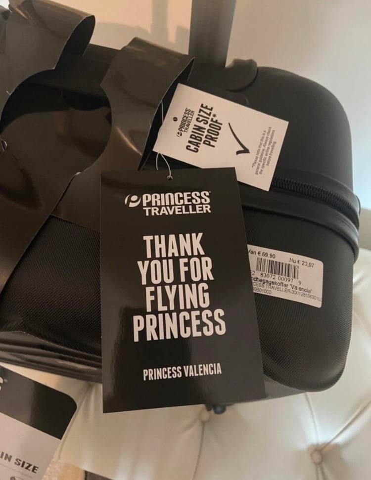 Princess Valencia Cabin Bagage - Nieuw!, Sieraden, Tassen en Uiterlijk, Koffers, Hard kunststof, Nieuw, Minder dan 50 cm, Ophalen of Verzenden