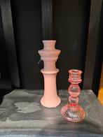 Nieuwe Roze Kandelaren Set, Overige materialen, Nieuw, Ophalen of Verzenden, Rood