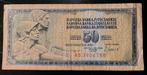 Vintage Joegoslavië 50 Dinara bankbiljet 1981, Postzegels en Munten, Bankbiljetten | Europa | Niet-Eurobiljetten, Ophalen, Joegoslavië